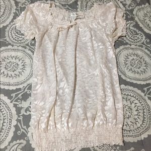 Motherhood maternity ivory dress top